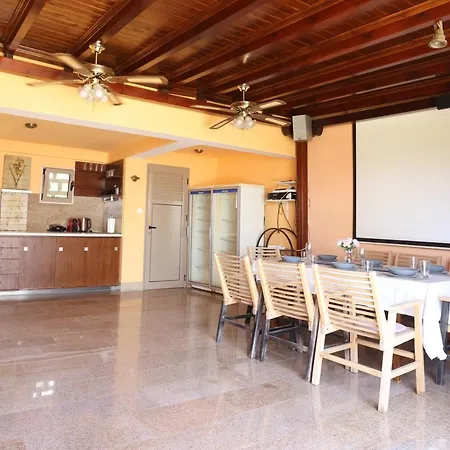 Elios - Beachfront, Big Gardens, Views , Bbq Villa Chaniotis